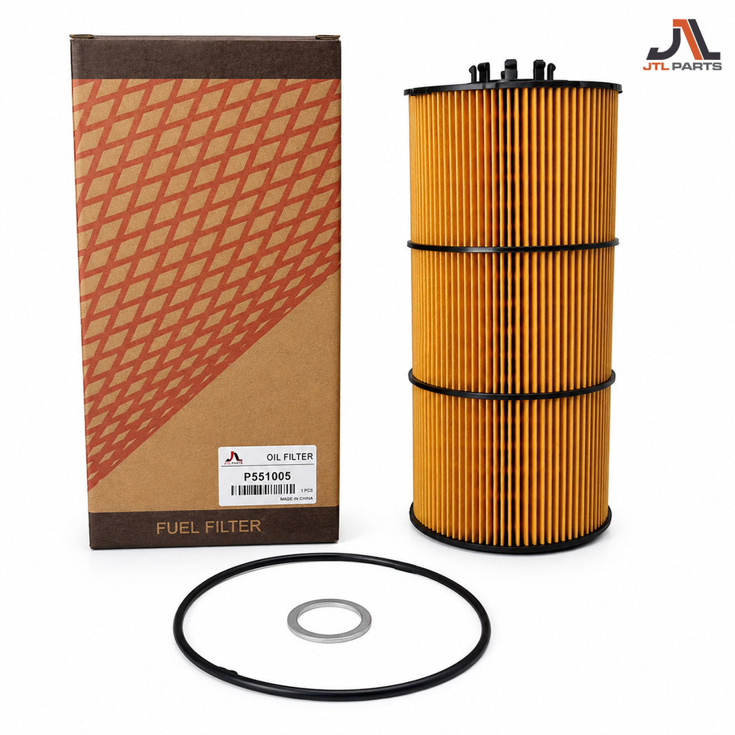 JTL Parts P551005 Lube/Oil Filter Cartridge for Freightliner Cascadia & Detroit DD Series | Replaces A4721800109